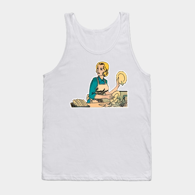 I like to wash dishes! Tank Top by Marccelus